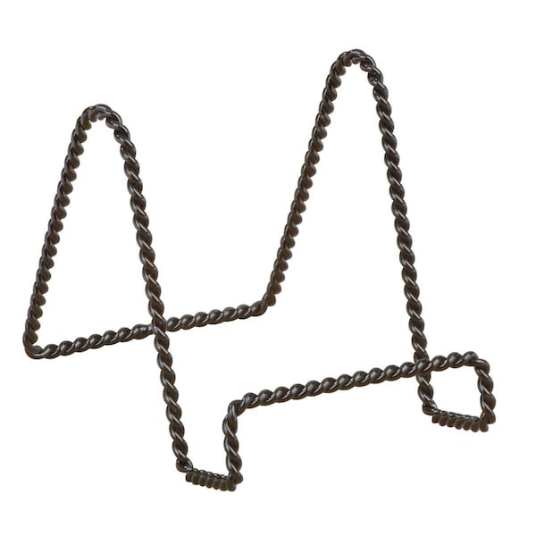 Tripar 3 In. H. Black Twisted Wire Plate Stand 23-1240 - main